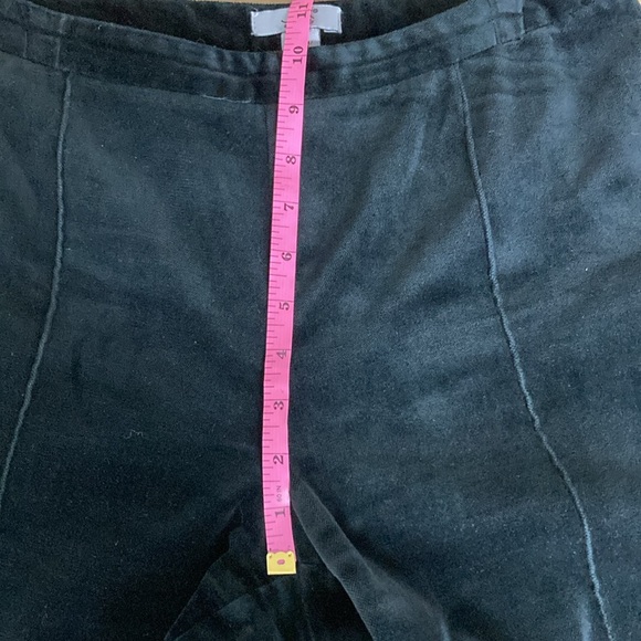 JAX Black Velvet Straight Leg Trousers - Picture 7 of 8